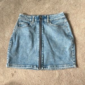 Garage jean skirt